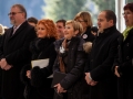 Ministrica Milojka Kolar Celarc na otvoritvi Urgentnega centra na Jesenicah. Pojoča ministrica na otvoritvi.