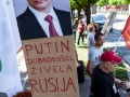 30.07.2016 Shod v podporo Vladimirja Putina in njegove politike kot odgovor na protestnike pred rusko ambasado.